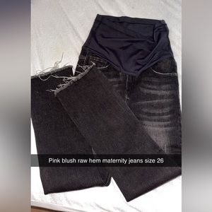 Black maternity jeans